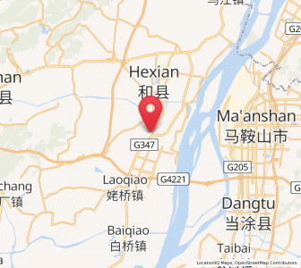 Map of Chengnan, Anhui