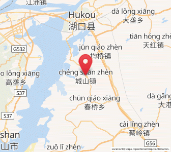 Map of Chengshan, Jiangxi