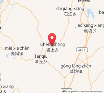 Map of Chengshang, Jiangxi