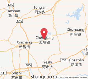 Map of Chengtang, Jiangxi