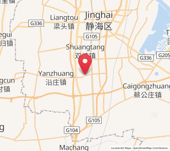 Map of Chenguantun, Tianjin