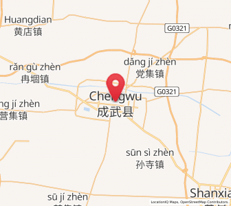 Map of Chengwu, Shandong