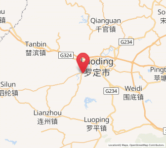 Map of Chengxi, Guangdong