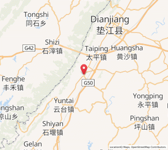 Map of Chengxi, Chongqing