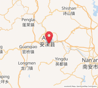 Map of Chengxiang, Fujian