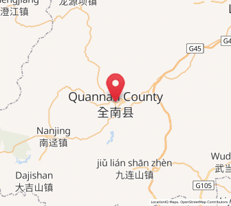 Map of Chengxiang, Jiangxi