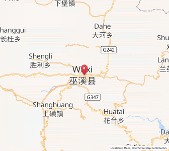 Map of Chengxiang, Chongqing