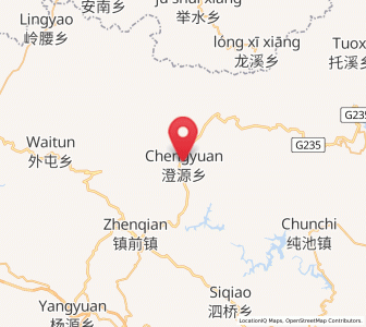 Map of Chengyuan, Fujian
