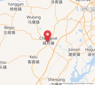 Map of Chengyue, Guangdong