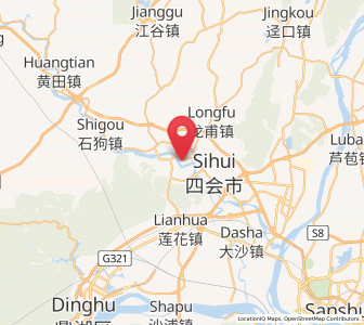 Map of Chengzhong, Guangdong