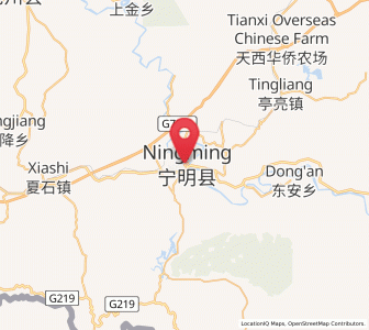 Map of Chengzhong, Guangxi
