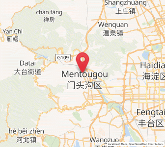 Map of Chengzi, Beijing