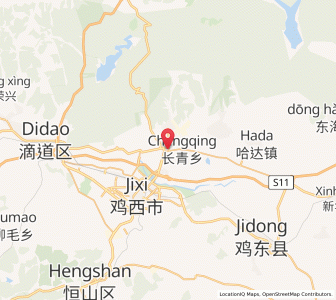 Map of Chengzihe, Heilongjiang