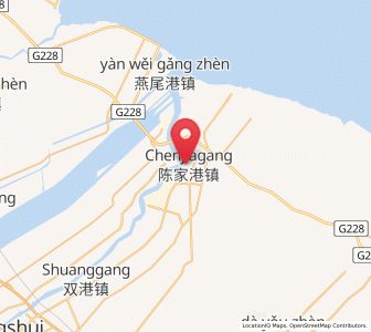 Map of Chenjiagang, Jiangsu