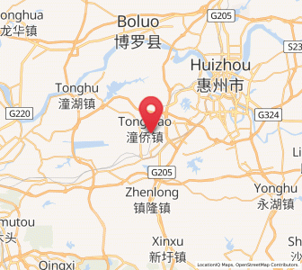 Map of Chenjiang, Guangdong