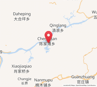 Map of Chenjiatan, Hunan
