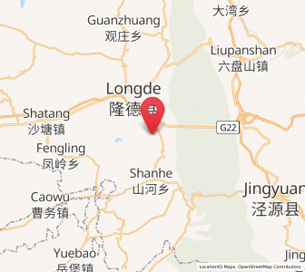 Map of Chenjin, Ningxia Hui Autonomous Region