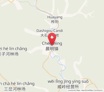Map of Chenming, Heilongjiang