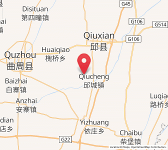 Map of Chensan, Hebei