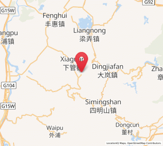 Map of Chenxikou, Zhejiang