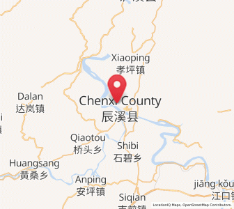 Map of Chenyang, Hunan