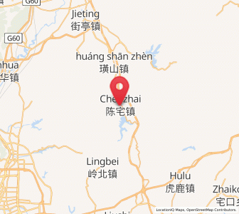 Map of Chenzhai, Zhejiang