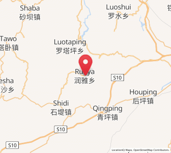 Map of Chexi, Hunan