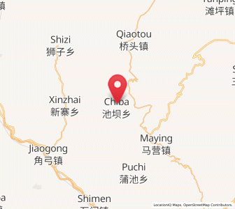 Map of Chiba, Gansu