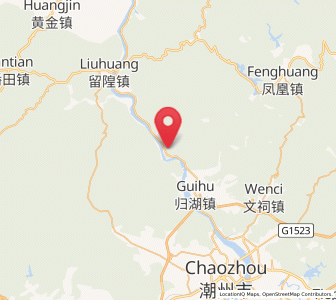 Map of Chifeng, Guangdong
