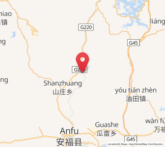 Map of Chigu, Jiangxi