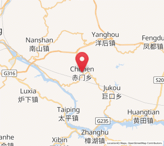 Map of Chimen, Fujian