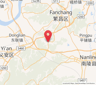 Map of Chisha, Anhui