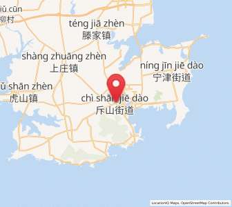 Map of Chishan, Shandong