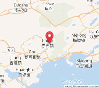 Map of Chishi, Guangdong