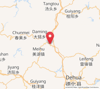 Map of Chishui, Fujian