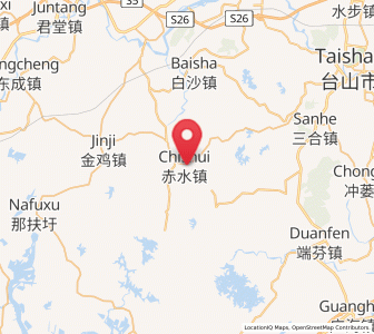 Map of Chishui, Guangdong