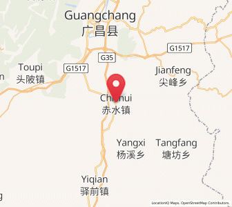 Map of Chishui, Jiangxi