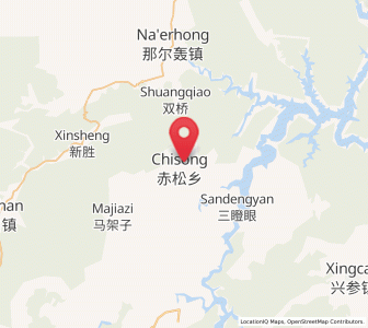 Map of Chisong, Jilin