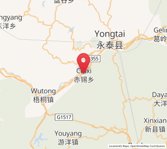 Map of Chixi, Fujian