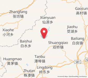 Map of Chixing, Jiangxi