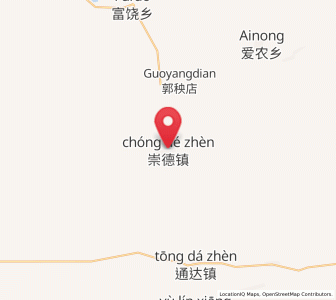 Map of Chongde, Heilongjiang