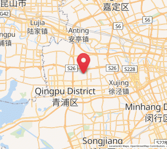 Map of Chonggu, Shanghai
