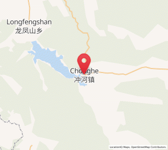 Map of Chonghe, Heilongjiang