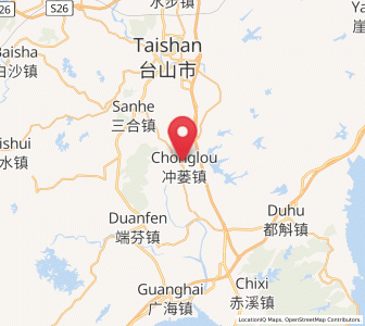 Map of Chonglou, Guangdong