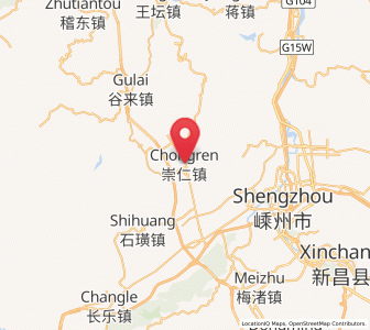 Map of Chongren, Zhejiang