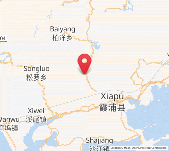 Map of Chongru, Fujian
