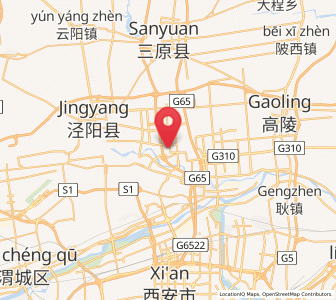 Map of Chongwen, Shaanxi
