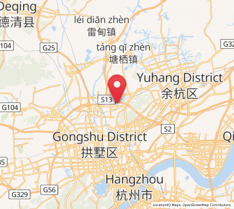 Map of Chongxian, Zhejiang