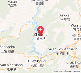 Map of Choushui, Jilin