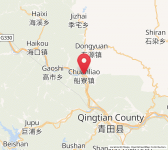 Map of Chuanliao, Zhejiang
